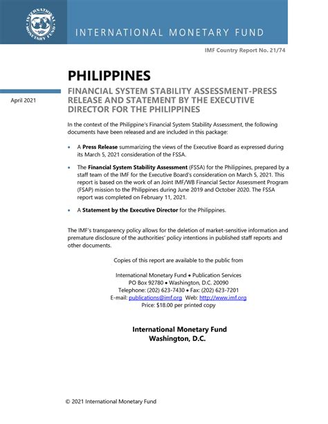 IMF Country Report No. 21/247 PHILIPPINES.
